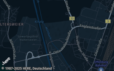 Heizung Map of Offenburg