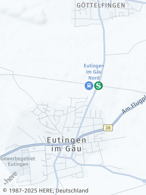 Here Map of Eutingen im Gäu