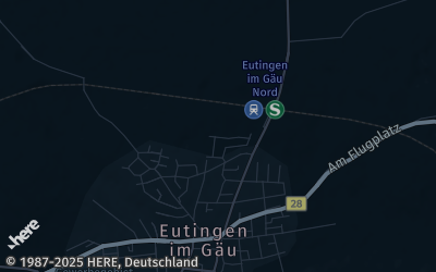 Heizung Map of Eutingen im Gäu