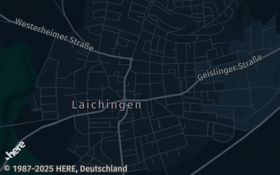 Heizung Map of Laichingen
