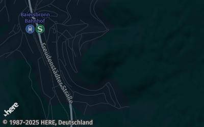 Heizung Map of Baiersbronn