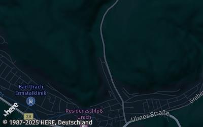 Heizung Map of Bad Urach