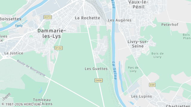 Carte de la zone d'intervention à La Rochette