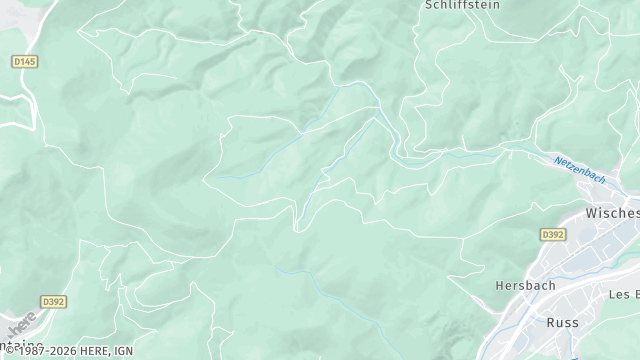 Carte de la zone d'intervention à Wisches