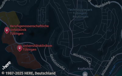 Heizung Map of Tübingen