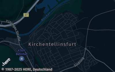 Heizung Map of Kirchentellinsfurt