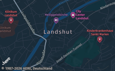 Heizung Map of Landshut