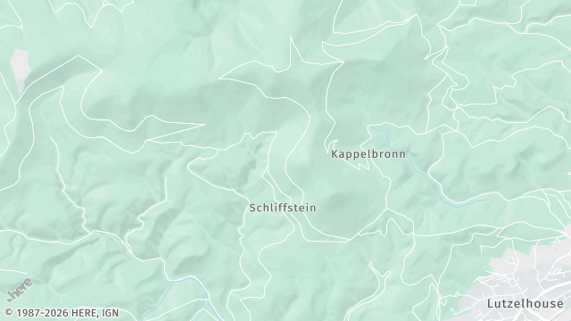 Carte de la zone d'intervention à Lutzelhouse