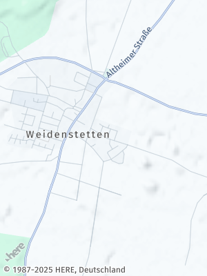Here Map of Weidenstetten