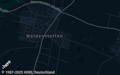 Heizung Map of Weidenstetten