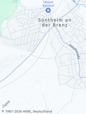Here Map of Sontheim an der Brenz