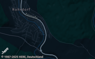Heizung Map of Rohrdorf bei Nagold