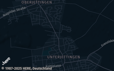 Heizung Map of Jettingen