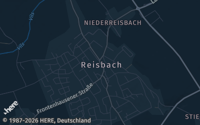 Heizung Map of Reisbach