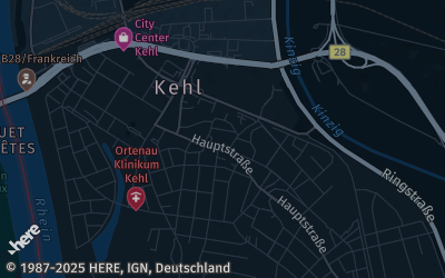 Heizung Map of Kehl