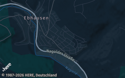 Heizung Map of Ebhausen