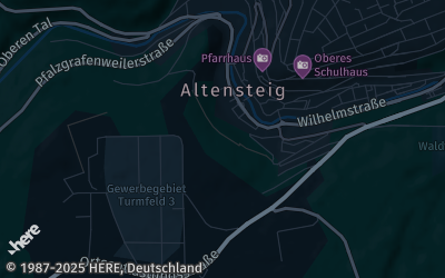 Heizung Map of Altensteig