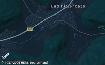 Heizung Map of Bad Ditzenbach