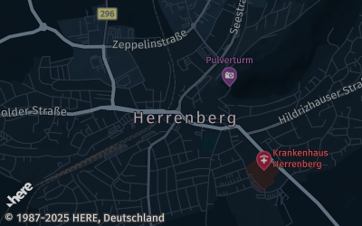 Heizung Map of Herrenberg
