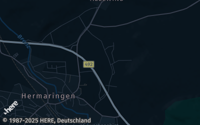 Heizung Map of Hermaringen