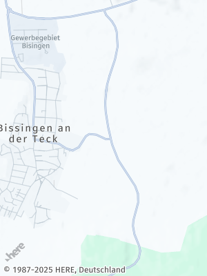 Here Map of Bissingen an der Teck