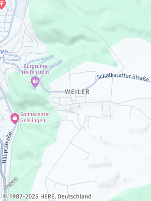 Here Map of Weiler ob Helfenstein
