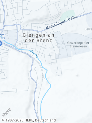Here Map of Giengen an der Brenz