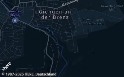 Heizung Map of Giengen an der Brenz