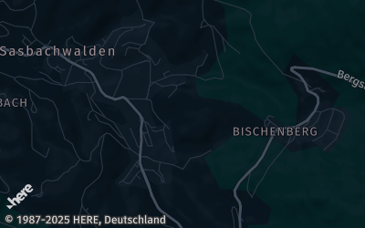 Heizung Map of Sasbachwalden