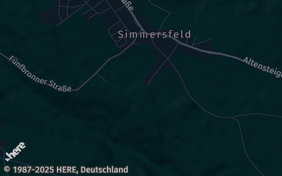 Heizung Map of Simmersfeld
