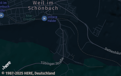 Heizung Map of Weil im Schönbuch