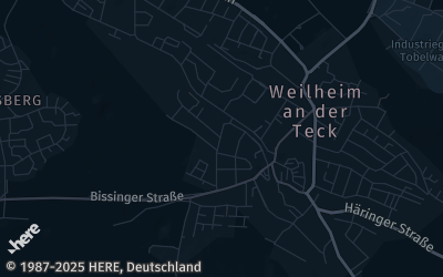 Heizung Map of Weilheim an der Teck