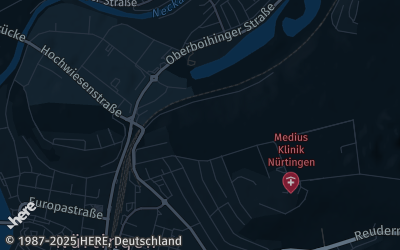Heizung Map of Nürtingen