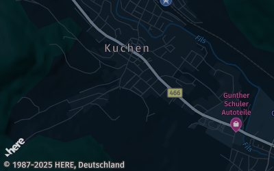 Heizung Map of Kuchen