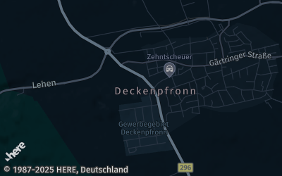 Heizung Map of Deckenpfronn
