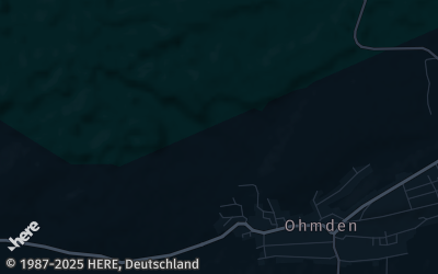 Heizung Map of Ohmden