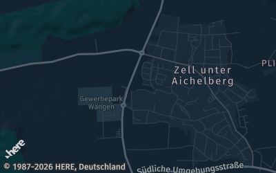 Heizung Map of Zell unter Aichelberg