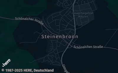 Heizung Map of Steinenbronn