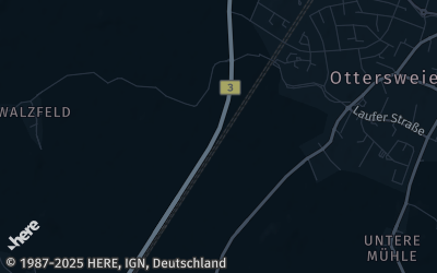 Heizung Map of Ottersweier