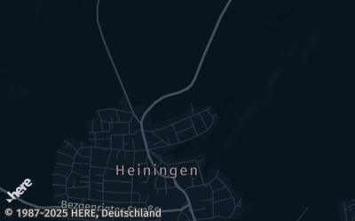 Heizung Map of Heiningen