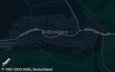 Heizung Map of Aidlingen