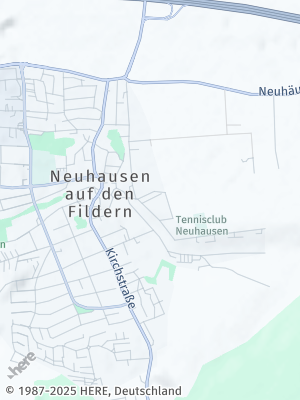 Here Map of Neuhausen auf den Fildern