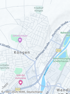 Here Map of Köngen