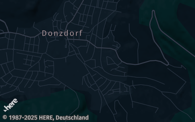 Heizung Map of Donzdorf