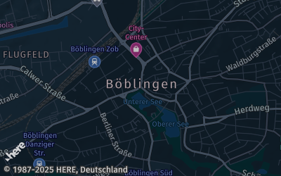 Heizung Map of Böblingen