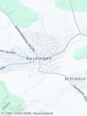 Here Map of Gechingen