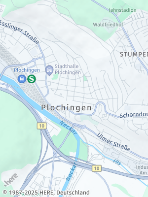 Here Map of Plochingen