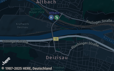 Heizung Map of Deizisau