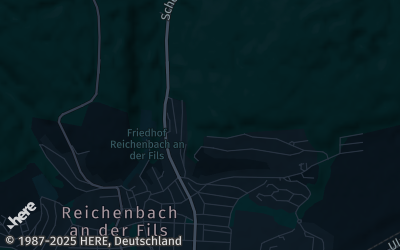 Heizung Map of Reichenbach an der Fils
