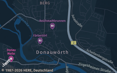 Heizung Map of Donauwörth